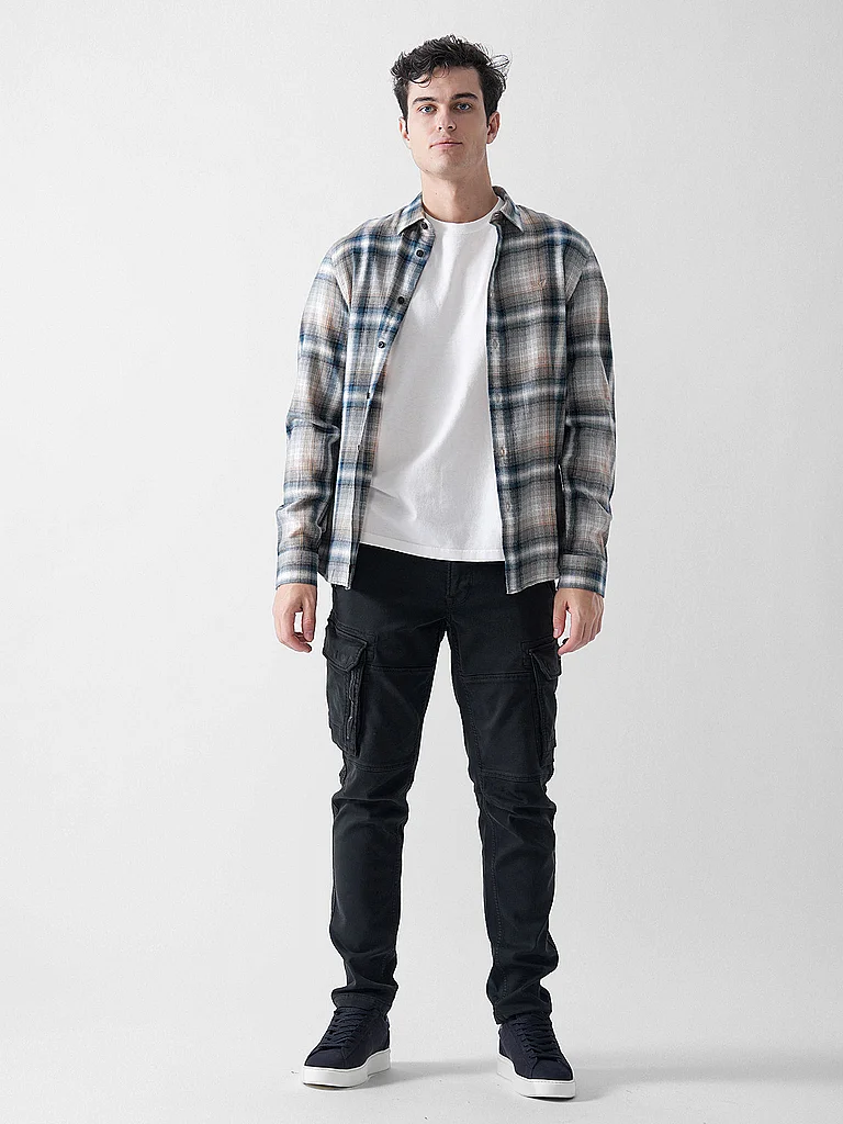 NUDIE JEANS T-Shirt ROY GARBAGE weiss   M herren 2